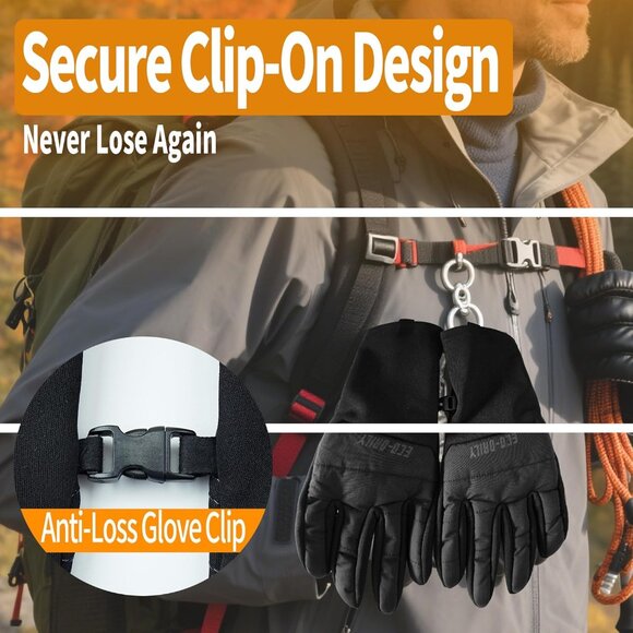 ⚡Eco daily Touchscreen Gloves Windproof Non Slip Grip Lightweight Winter Driv - Picture 4 of 7